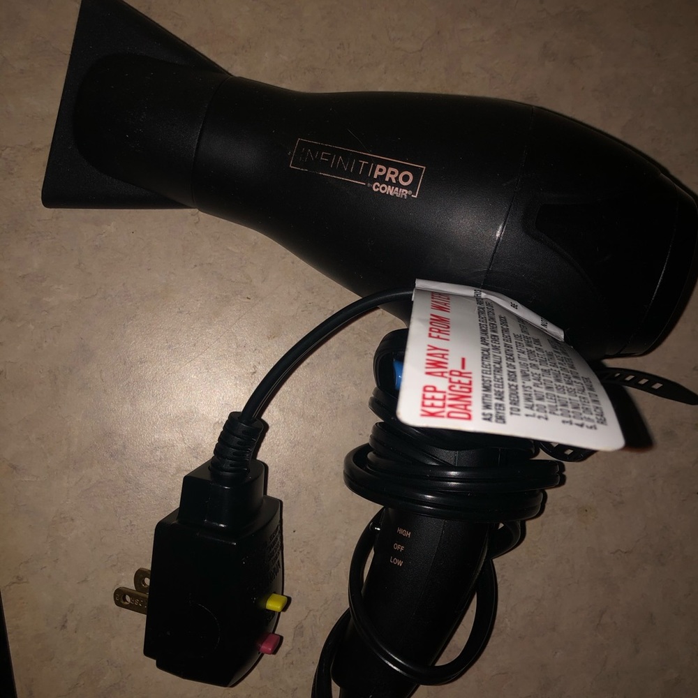 Conair blow dryer and straightener